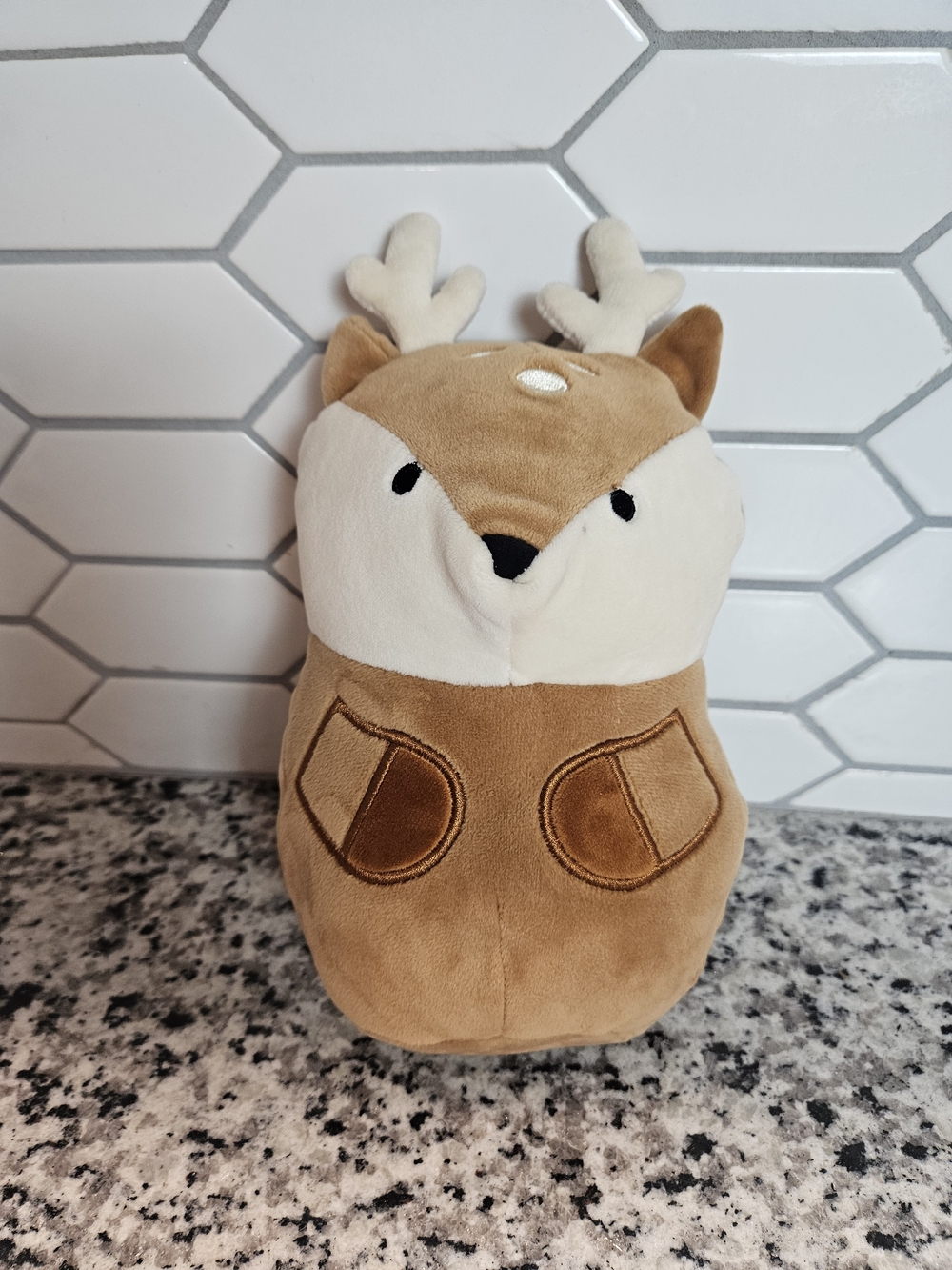 Pillowfort Small Brown and Cream Deer Plush
